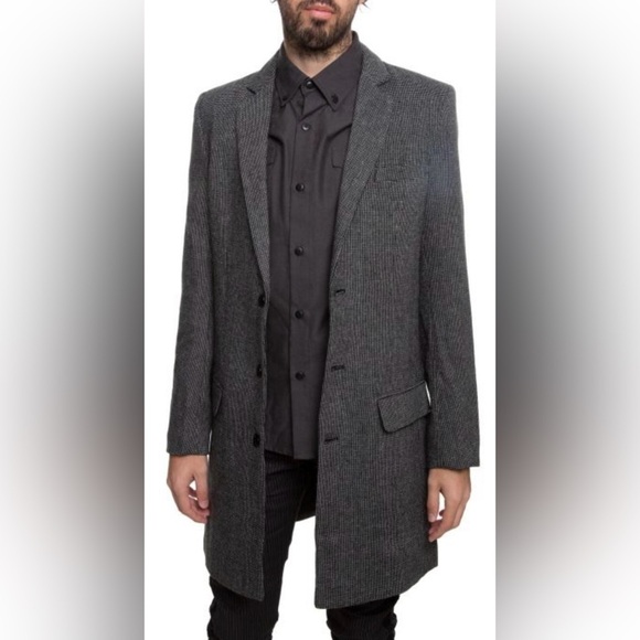NEW Maison Noir Men’s Shadows Coat in Grey Size L - Picture 1 of 13
